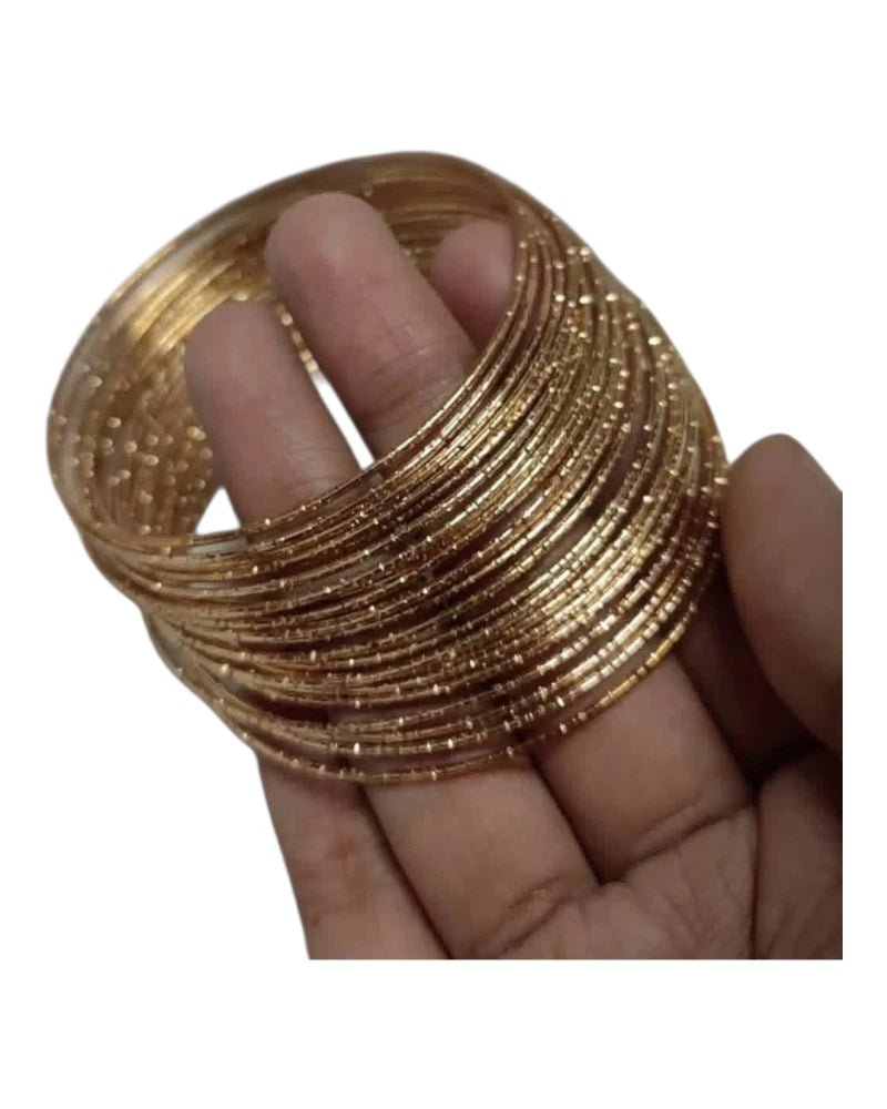 3 Dozen Set of Thin Metal Bangles - Lushwa