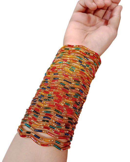 Fancy Metal Bangles - Lushwa
