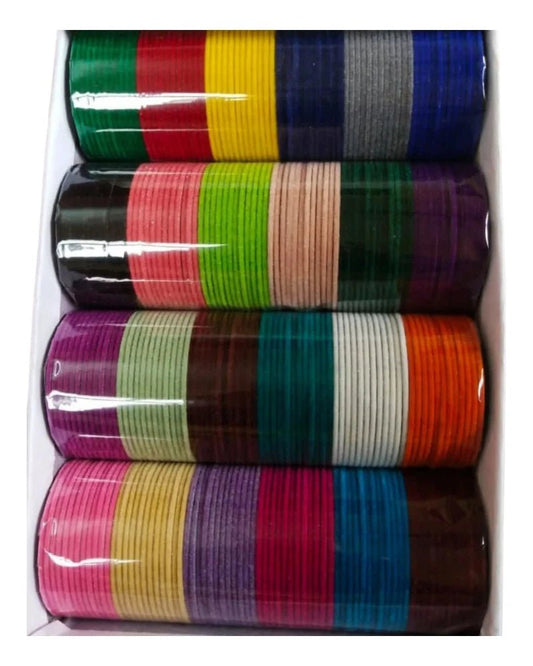 Pack of 20 Dozen Velvet Glass Bangles - Lushwa