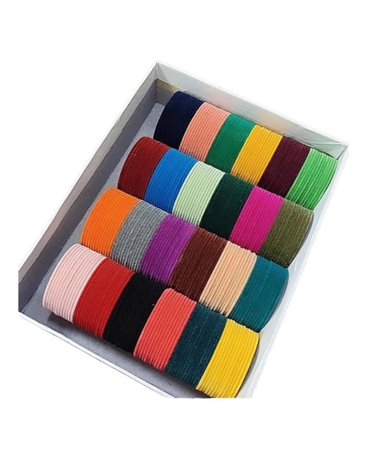 Pack of 20 Dozen Velvet Glass Bangles - Lushwa