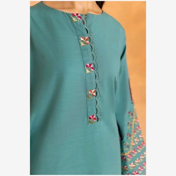 This is a girls Simple Kurti Neck Design