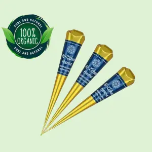 Pack of 3 x Cone Mehndi