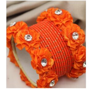 Image of Glitter Bangles Orange Colour