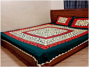 Beautiful Applique Work Bed Sheets | Handmade Aplik Sheets - Image 3