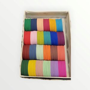 Pack of 20 Dozen Colorful Velvet Bangles - Image 2