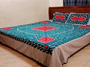 Beautiful Applique Work Bed Sheets | Handmade Aplik Sheets - Image 4