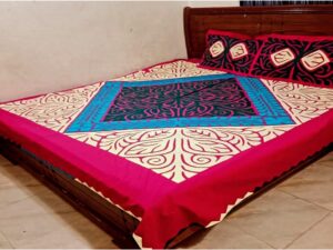 Beautiful Applique Work Bed Sheets | Handmade Aplik Sheets - Image 2