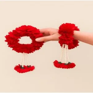 This is the image of Gajray Bridal in Red Color