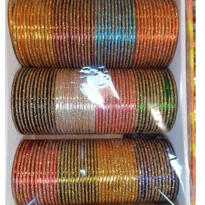 This is a box of metal bangles with 12 x Sets