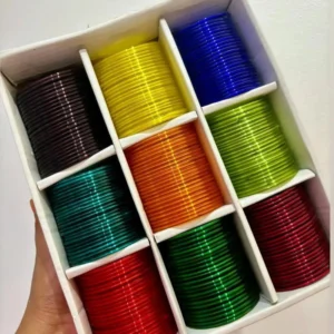 It is box of Plain Resham Glass Bangles