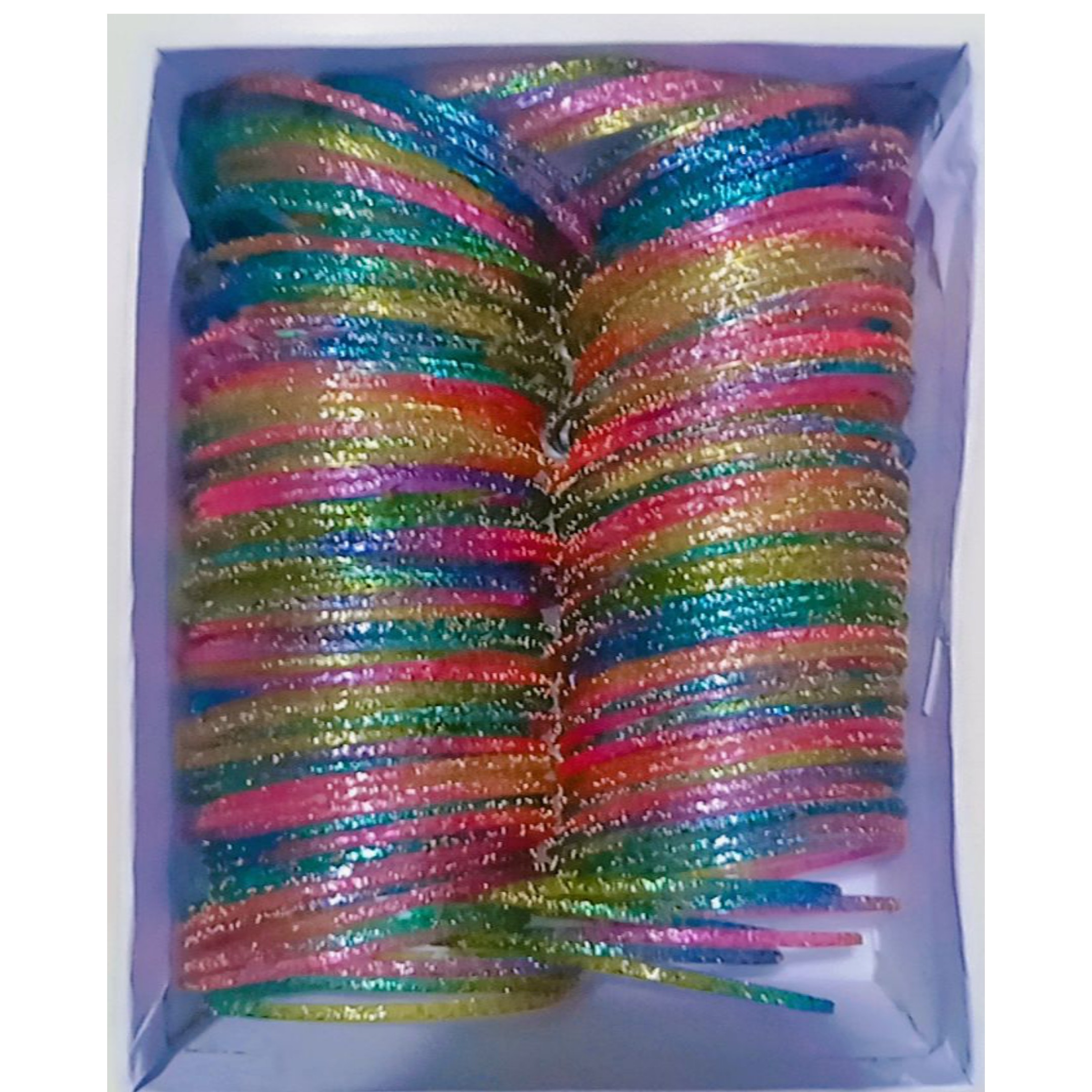Raindrop Bangles for Girls | 10 Dozen Multicoloured Box