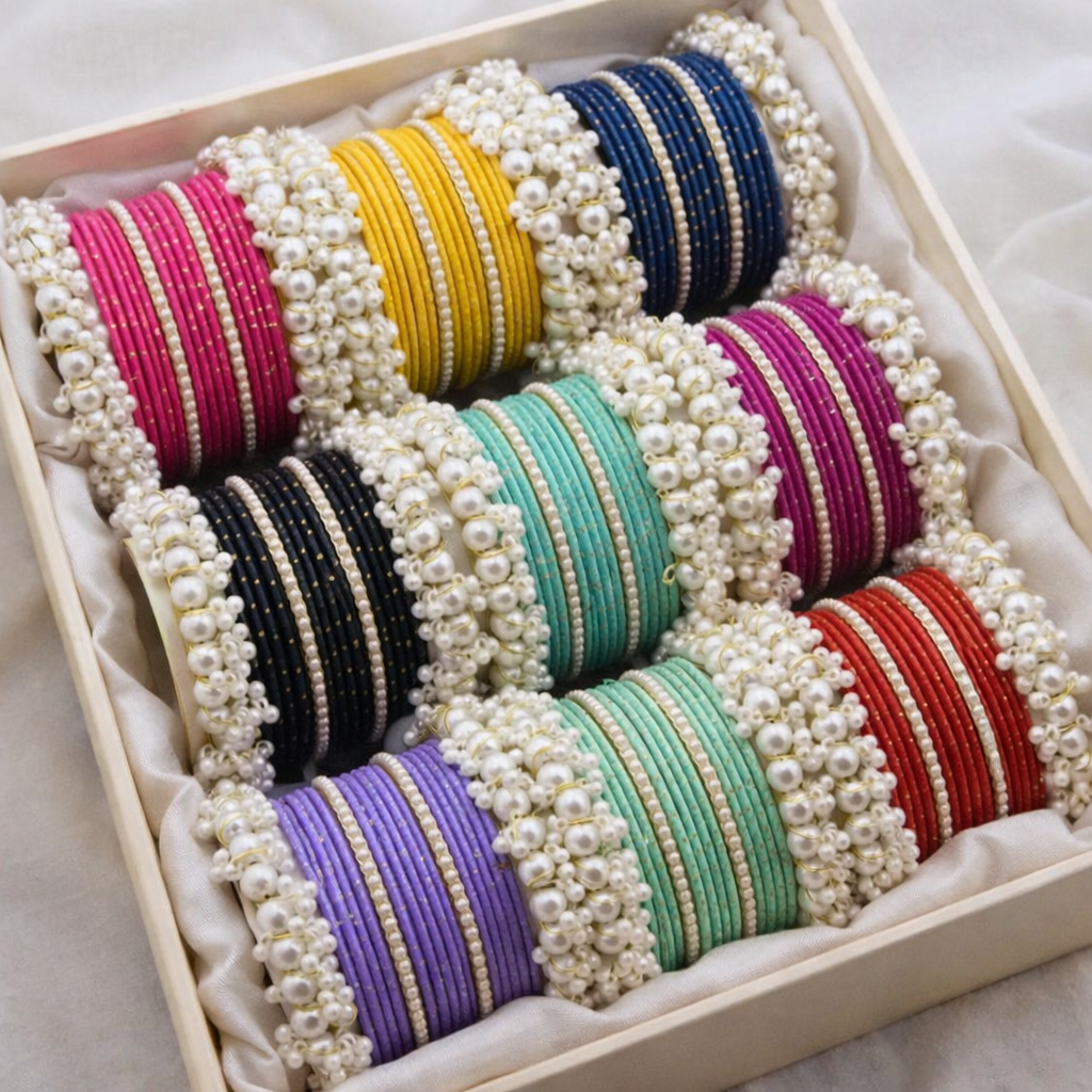 Box of Aesthetic Bangles for Girls