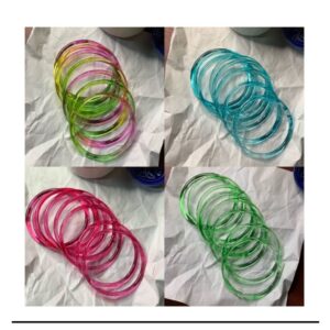 This is the image of Glossy Jelly Bangles