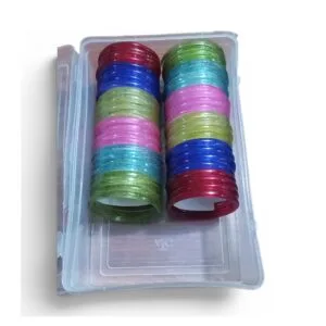 Indian Jelly Bangles Kade in Plastic Box