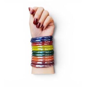This is image of Marble Stone Kade Bangles