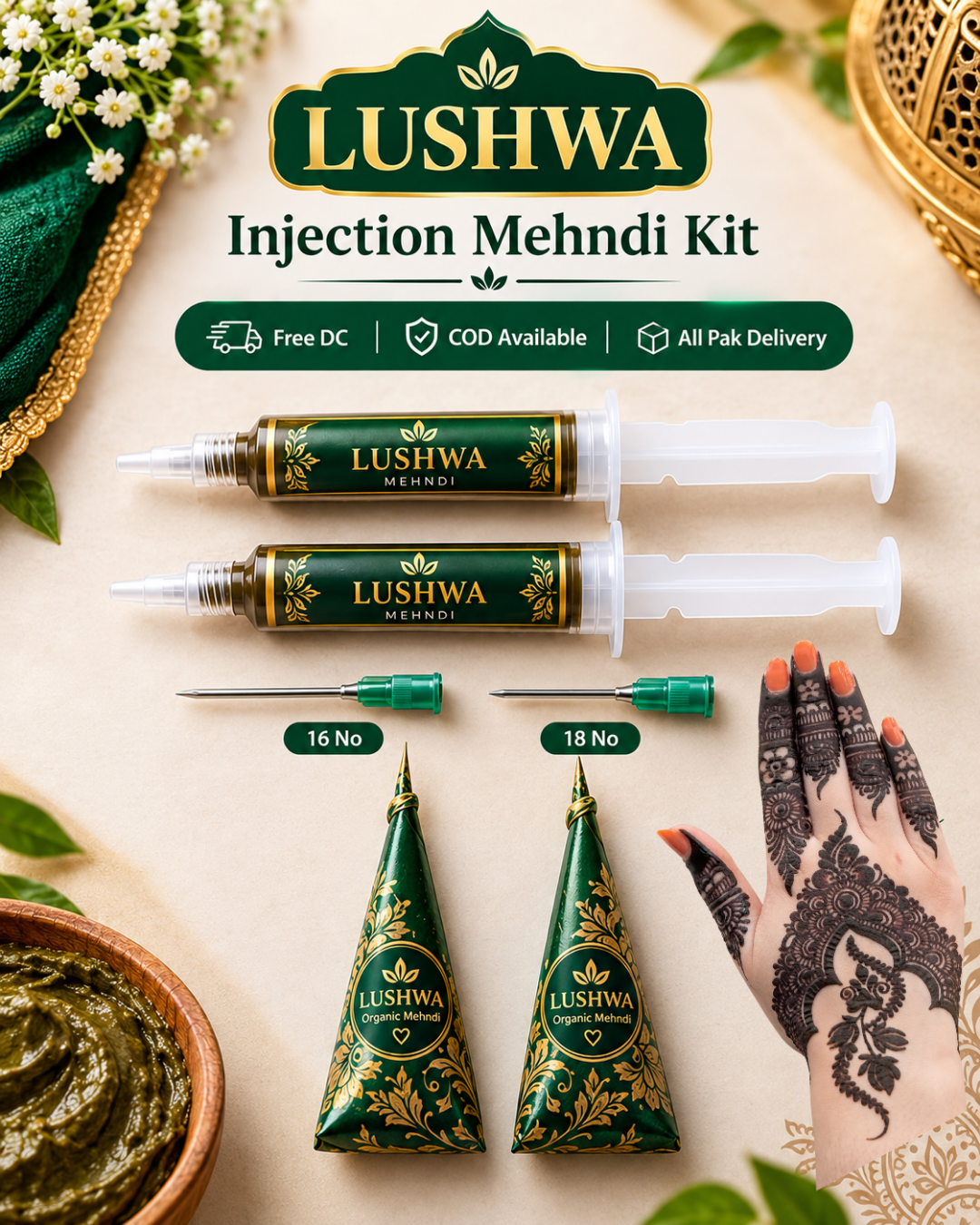 Injection Mehndi Kit | Buy Online at Best Price
